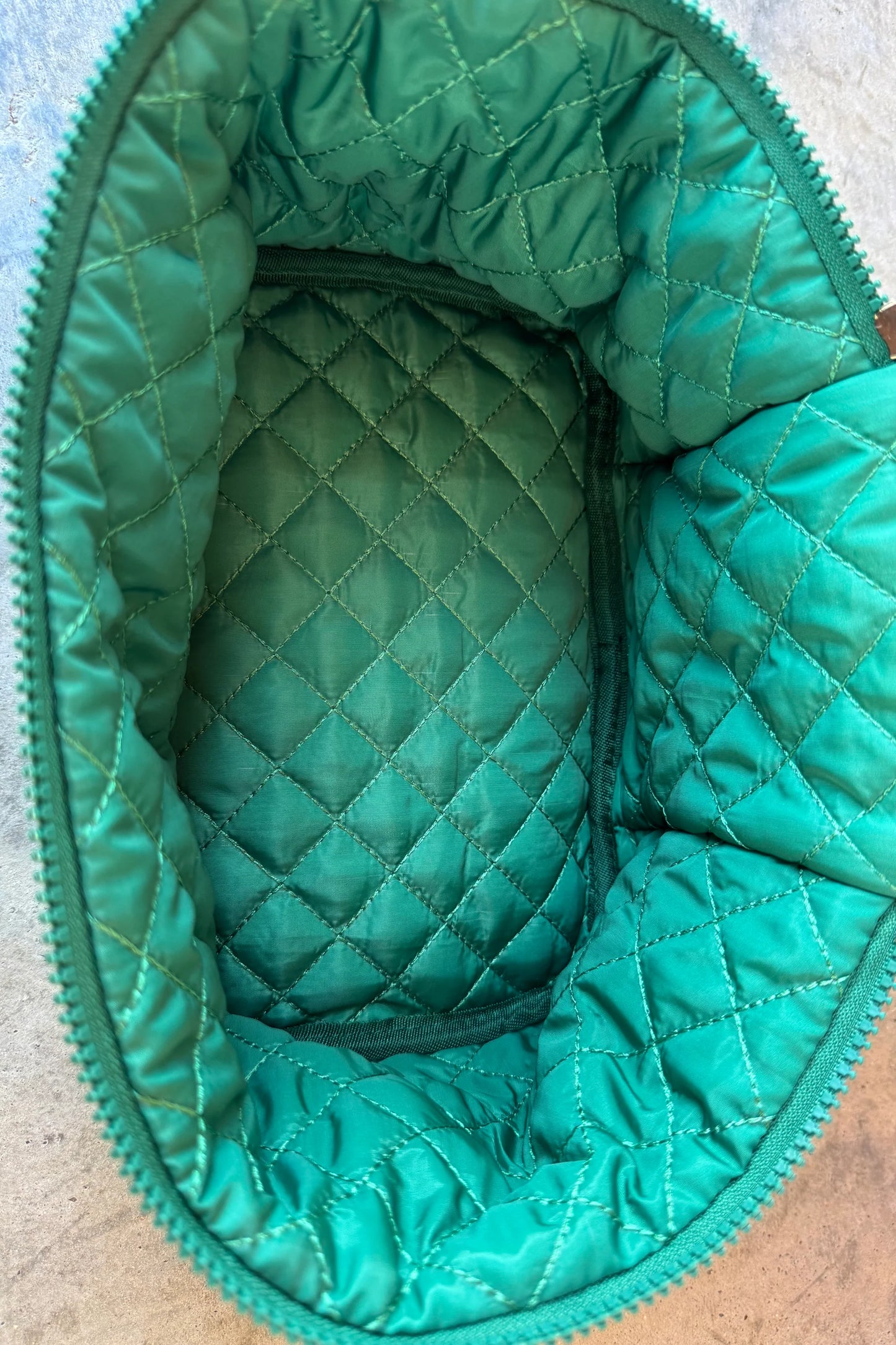 Quilted Puffer Cosmetic Bag