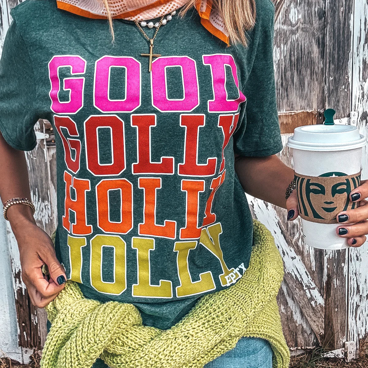 Good Golly Holly Jolly Graphic Tee