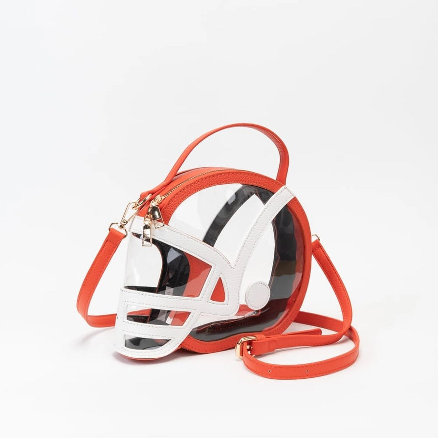 Football Helmet Clear Crossbody Handbag