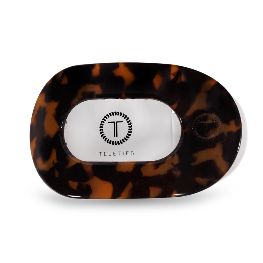 TELETIES Round Flat Hair Clip-Large