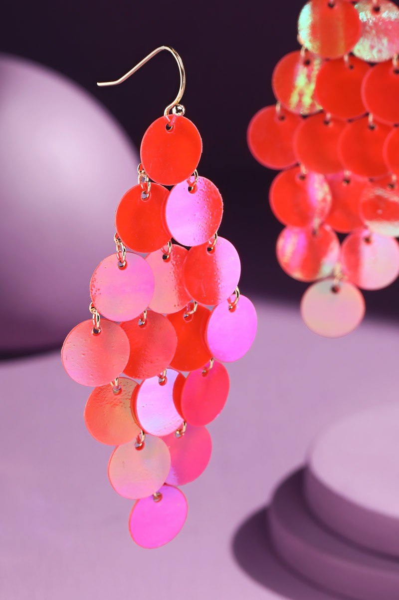 Layered Sequin Earrings