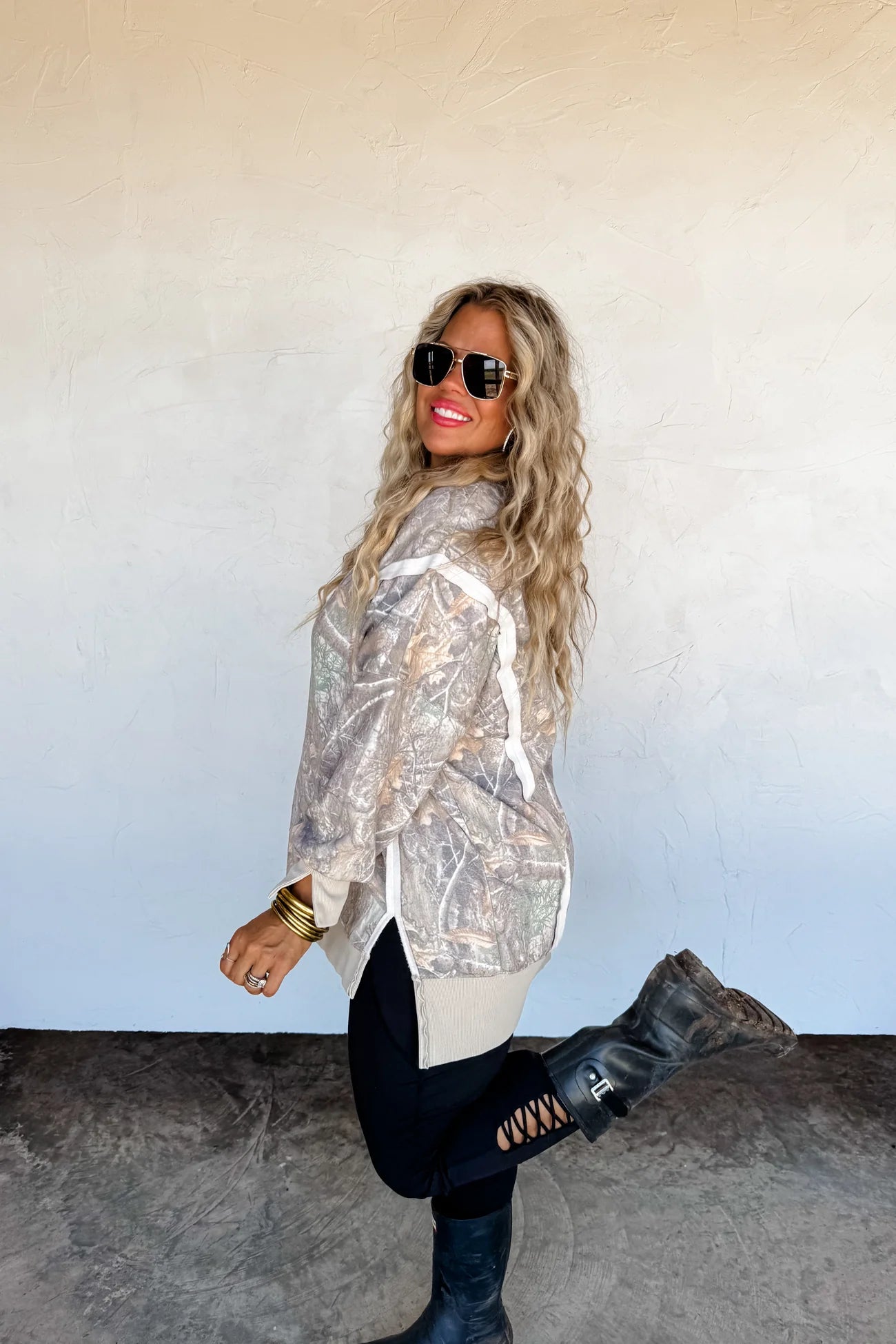 Camo Classic Long Sleeve Pullover