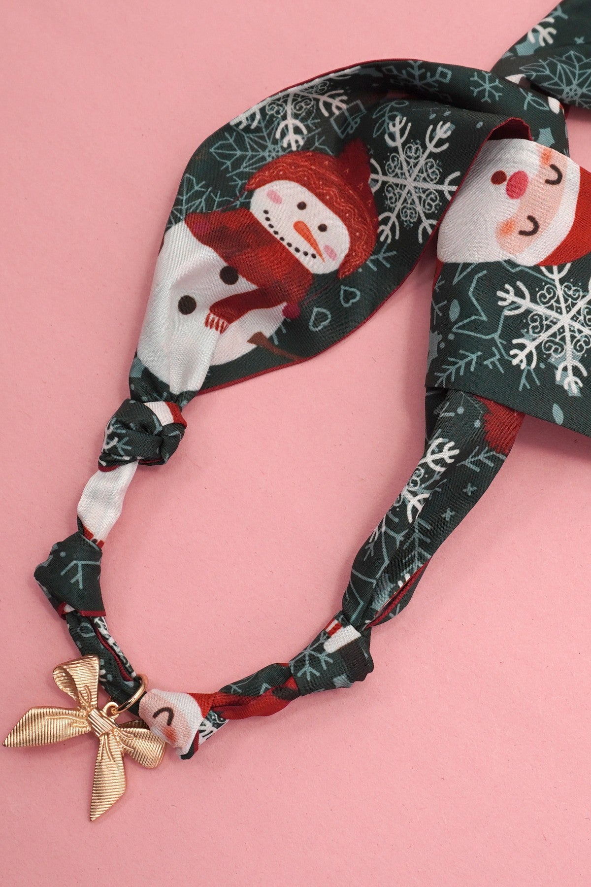 Christmas Scarf Necklace