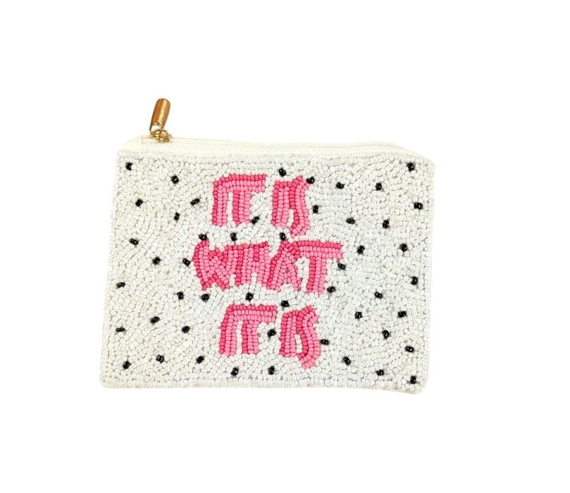 Seed Bead Coin Purse