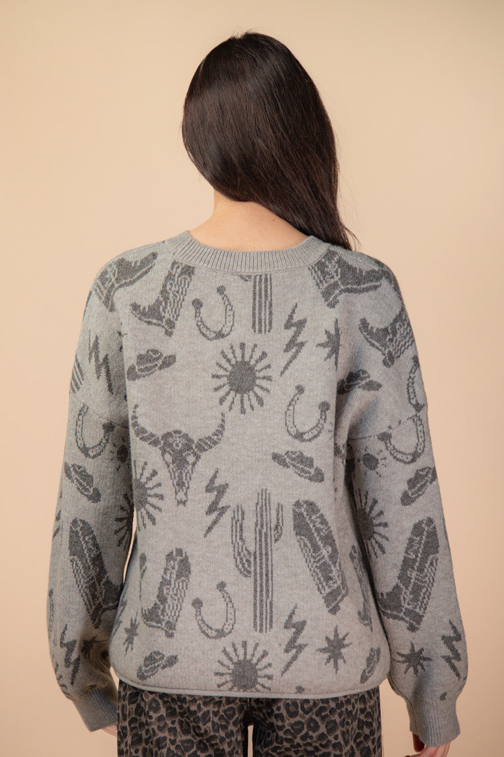 Wild West Oversized Knit Sweater