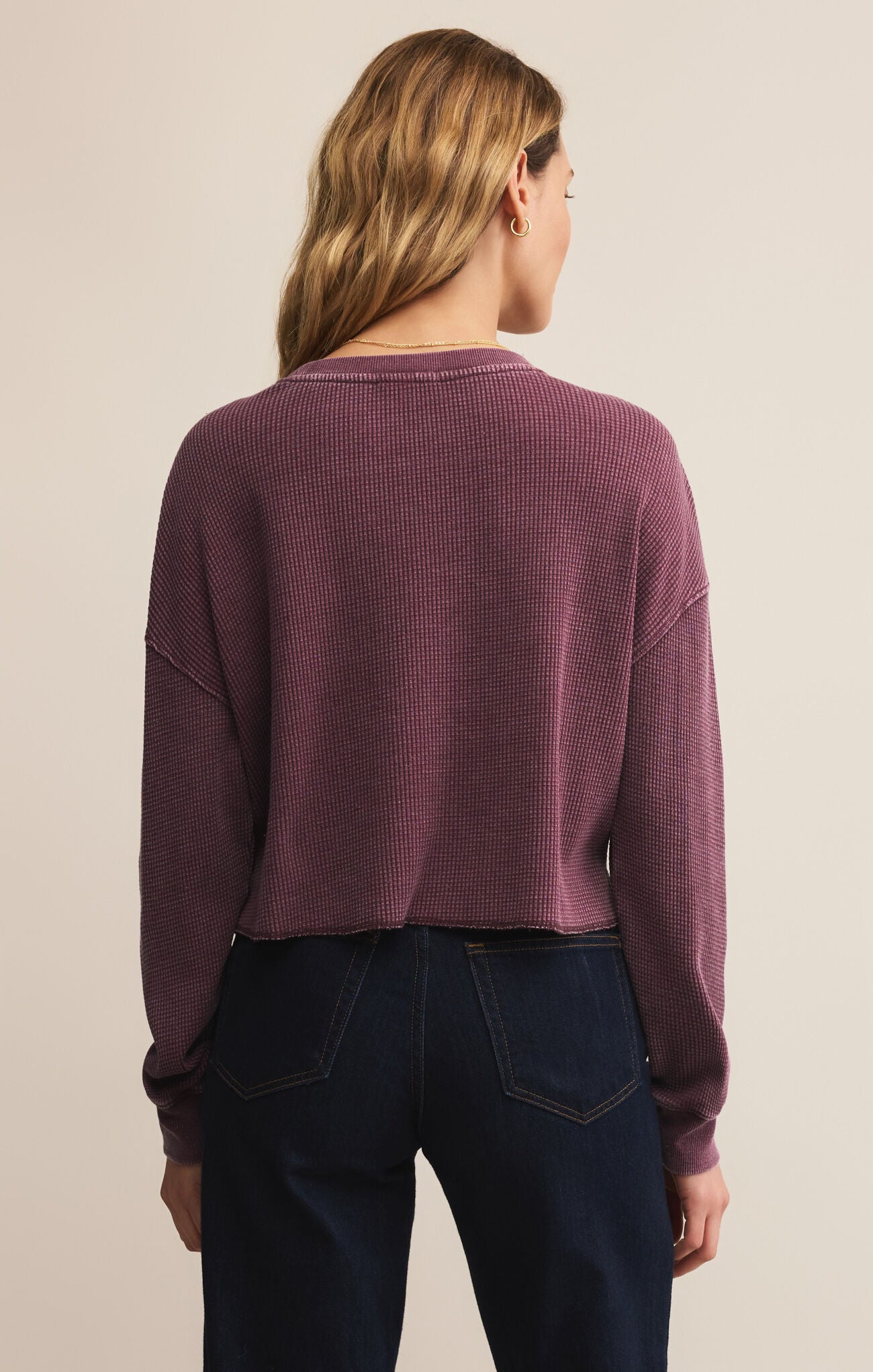 Z Supply Angel Mini Thermal Long Sleeve Top