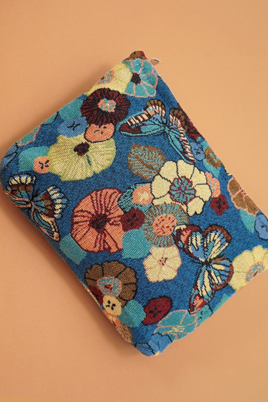 Travel Floral Makeup Bag