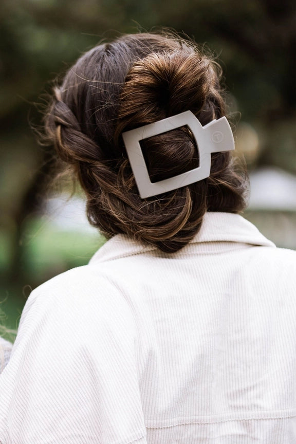 TELETIES Square Flat Hair Clip-Large