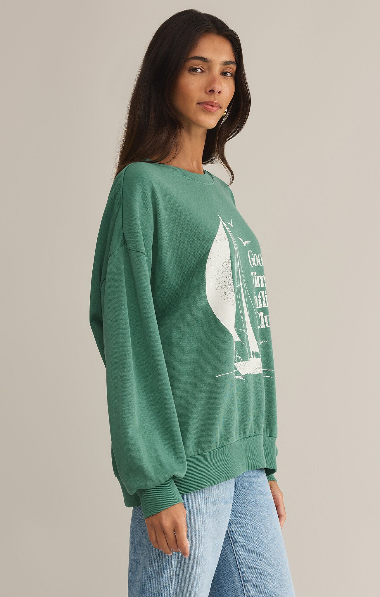 Z Supply Sail Away Sunday Graphic Sweatshirt