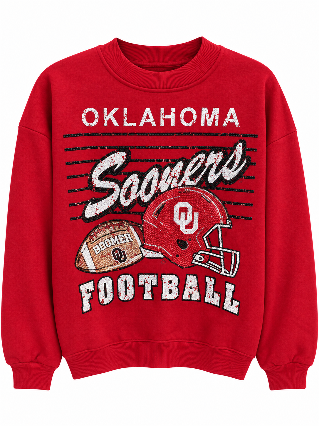 OU Stadium Sooners Script Stones Fleece Sweatshirt