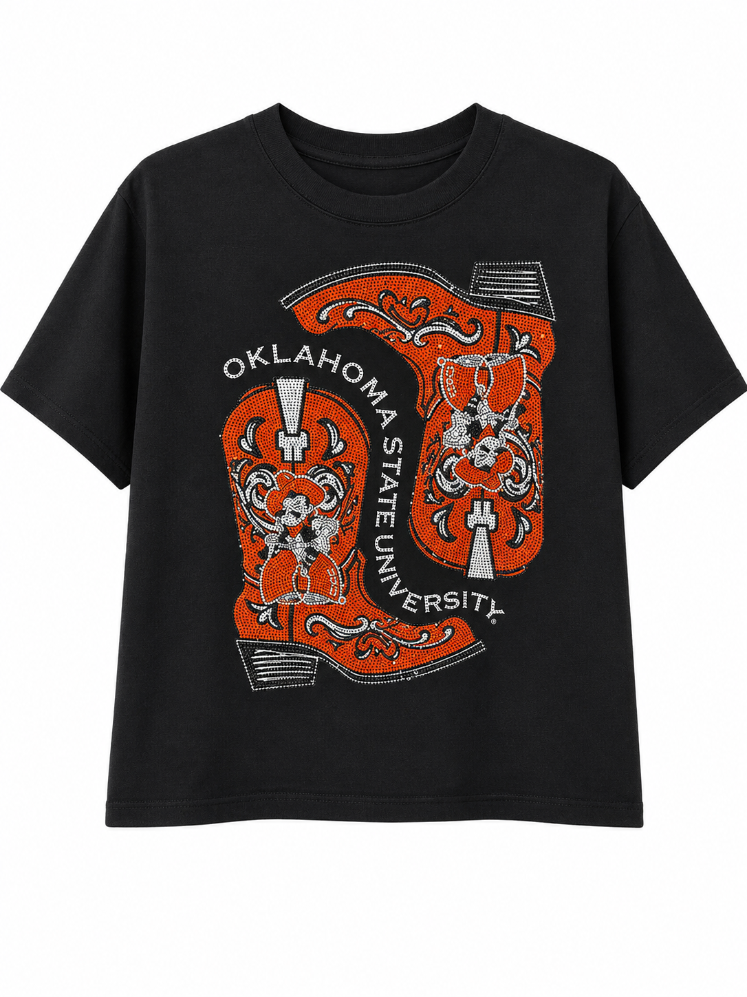 BB Stadium Black OSU Boots/Stones Top