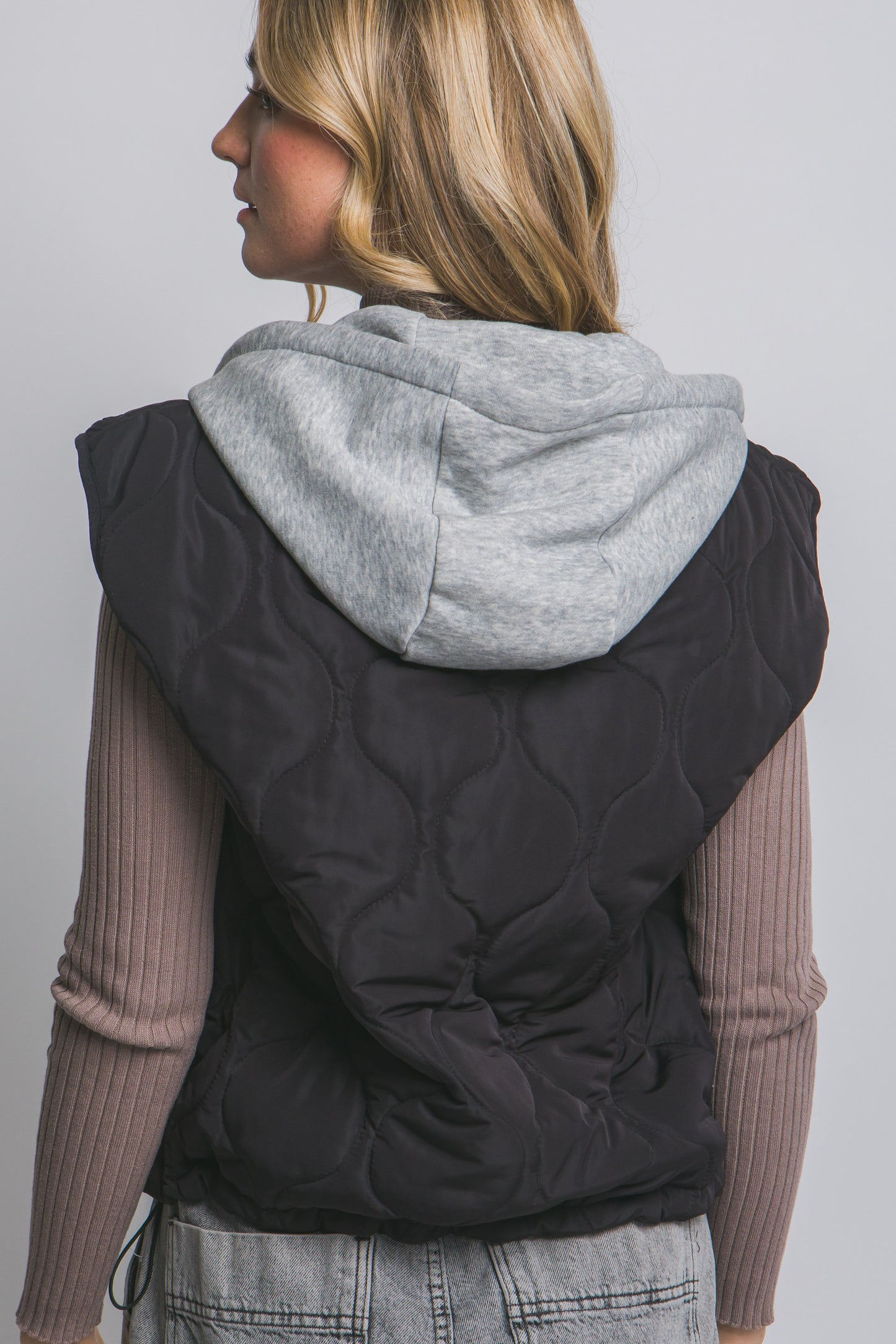 Cozy Hooded Quilted Vest