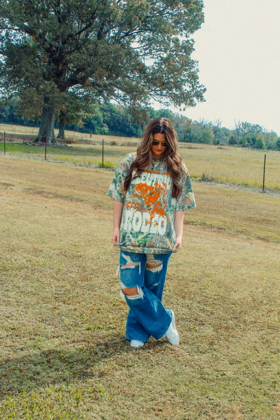 Camo Electric Rodeo Graphic Tee