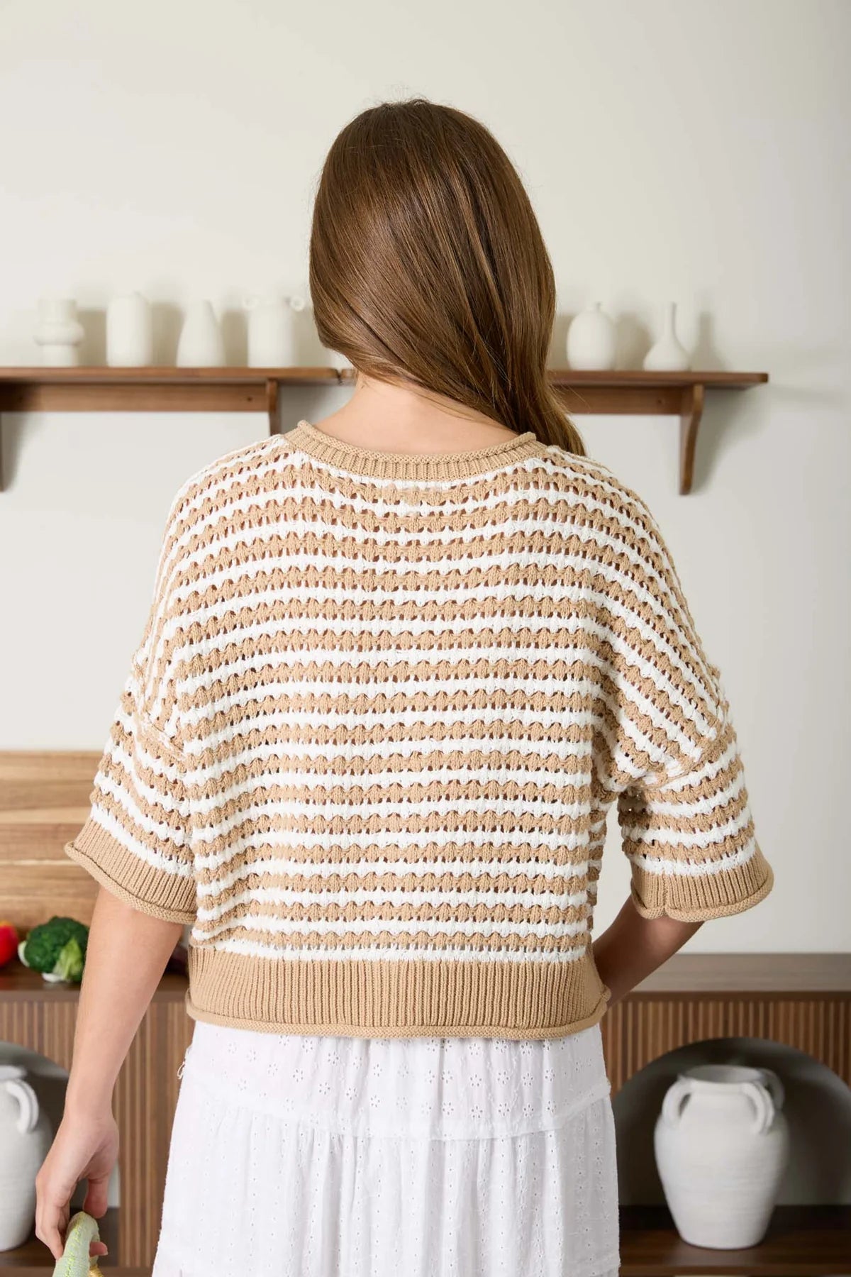 Casual Crochet Sweater