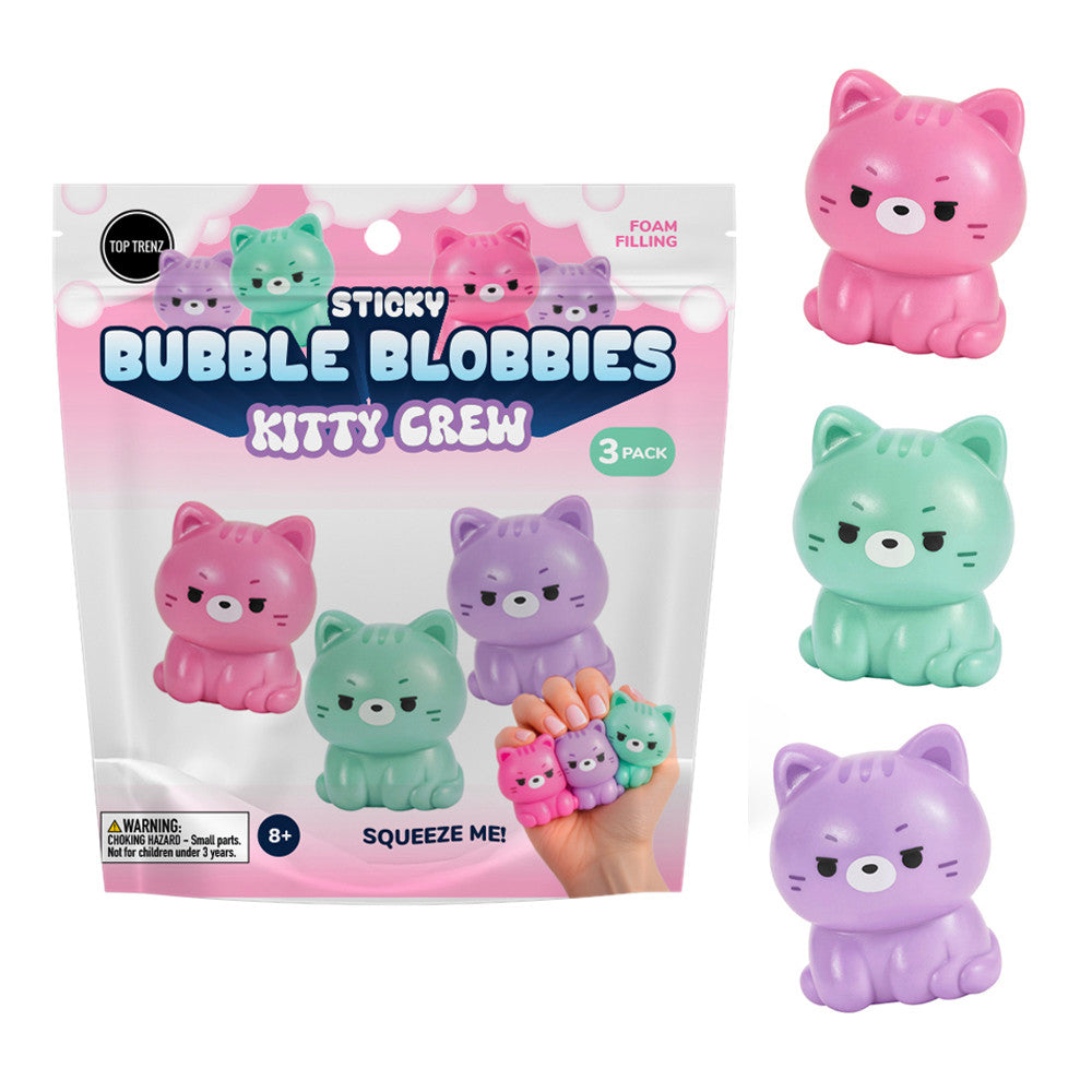 Sticky Bubble Blobbies Kitty Crew