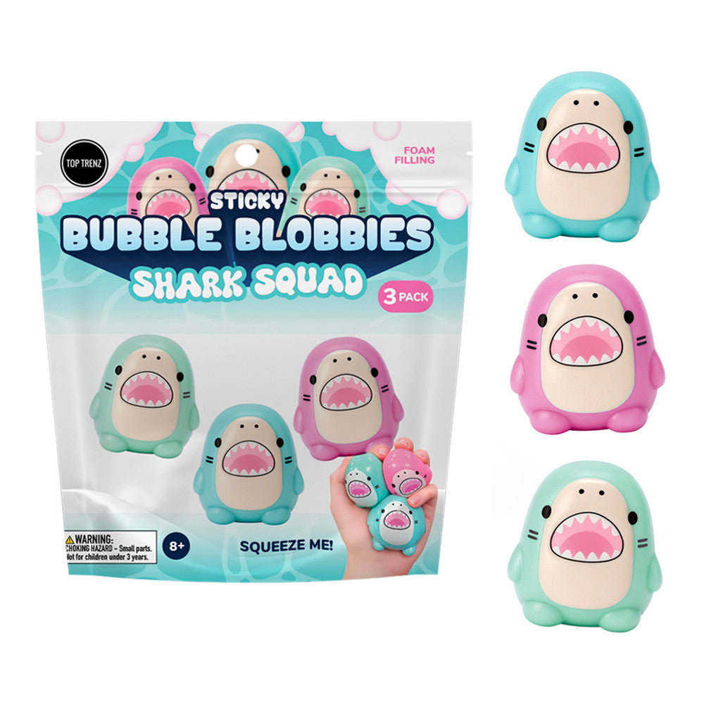 Sticky Bubble Blobbies Shark Sharks