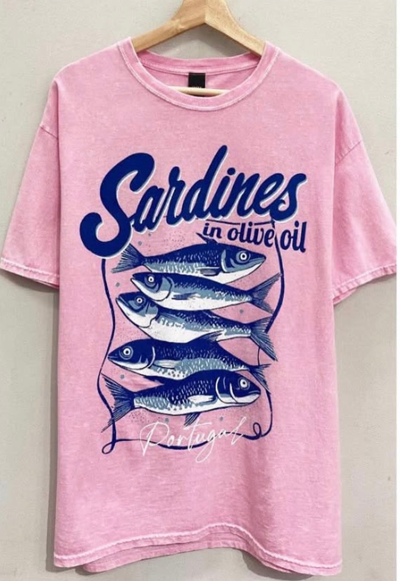 Pink Sardines Graphic Tee