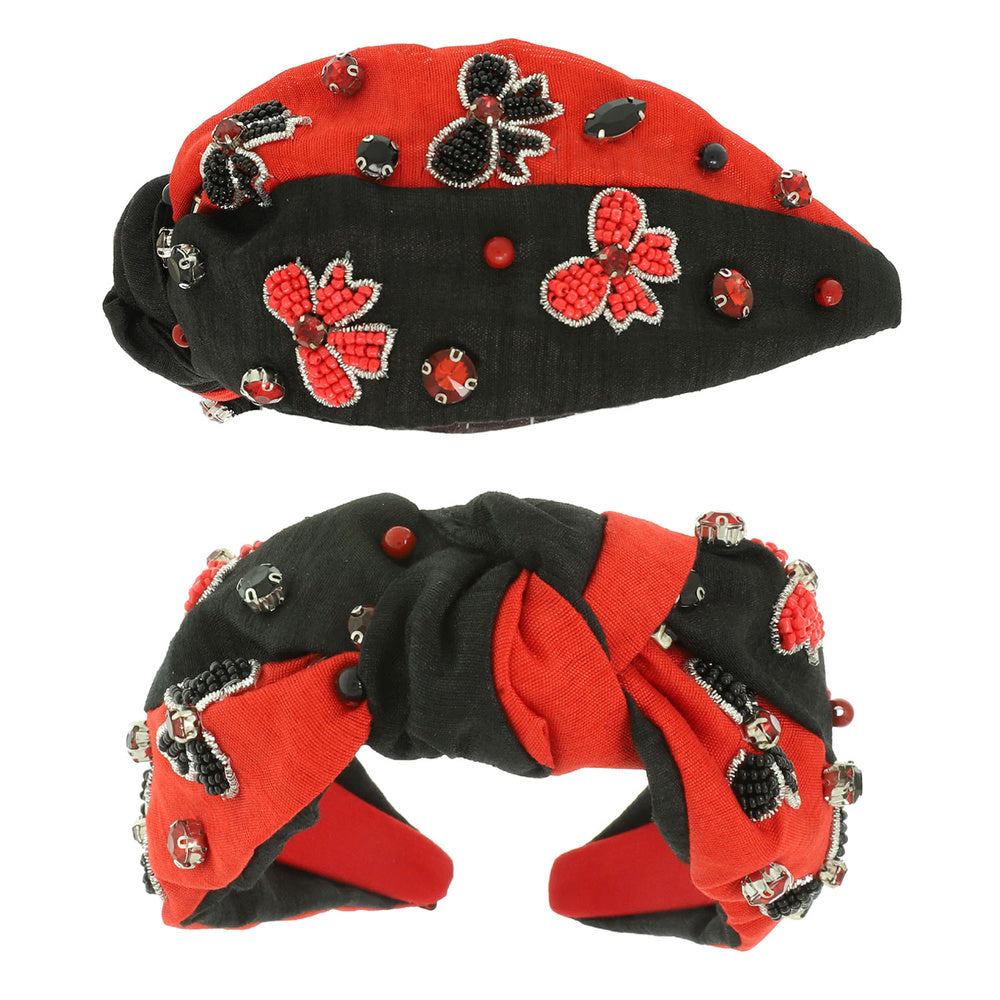 Two Tone Game Day Rhinestone Headband