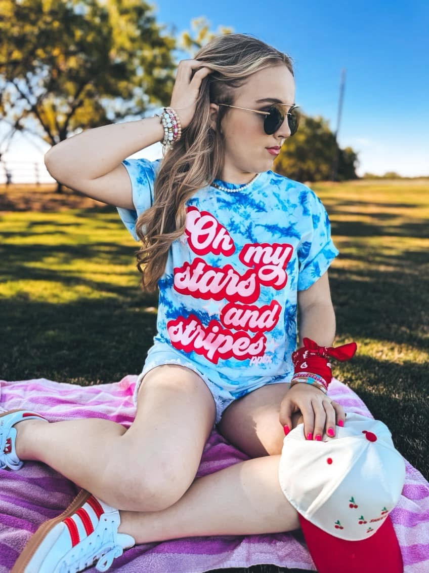 Oh My Stars And Stripes Graphic Tee