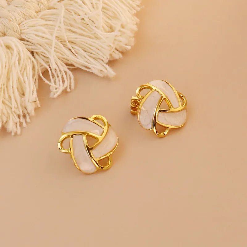 Twisted Stud Earrings