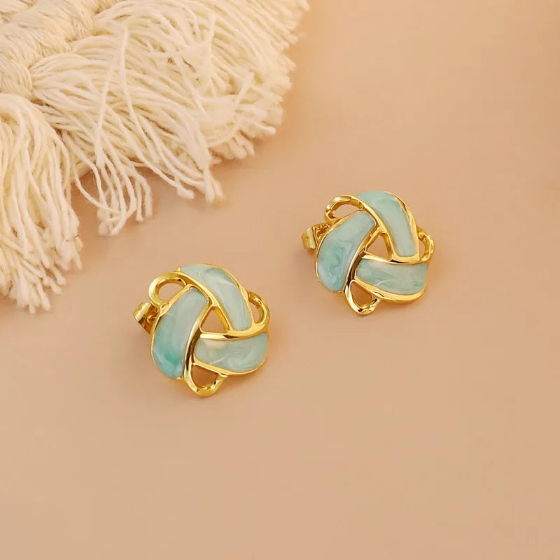 Twisted Stud Earrings
