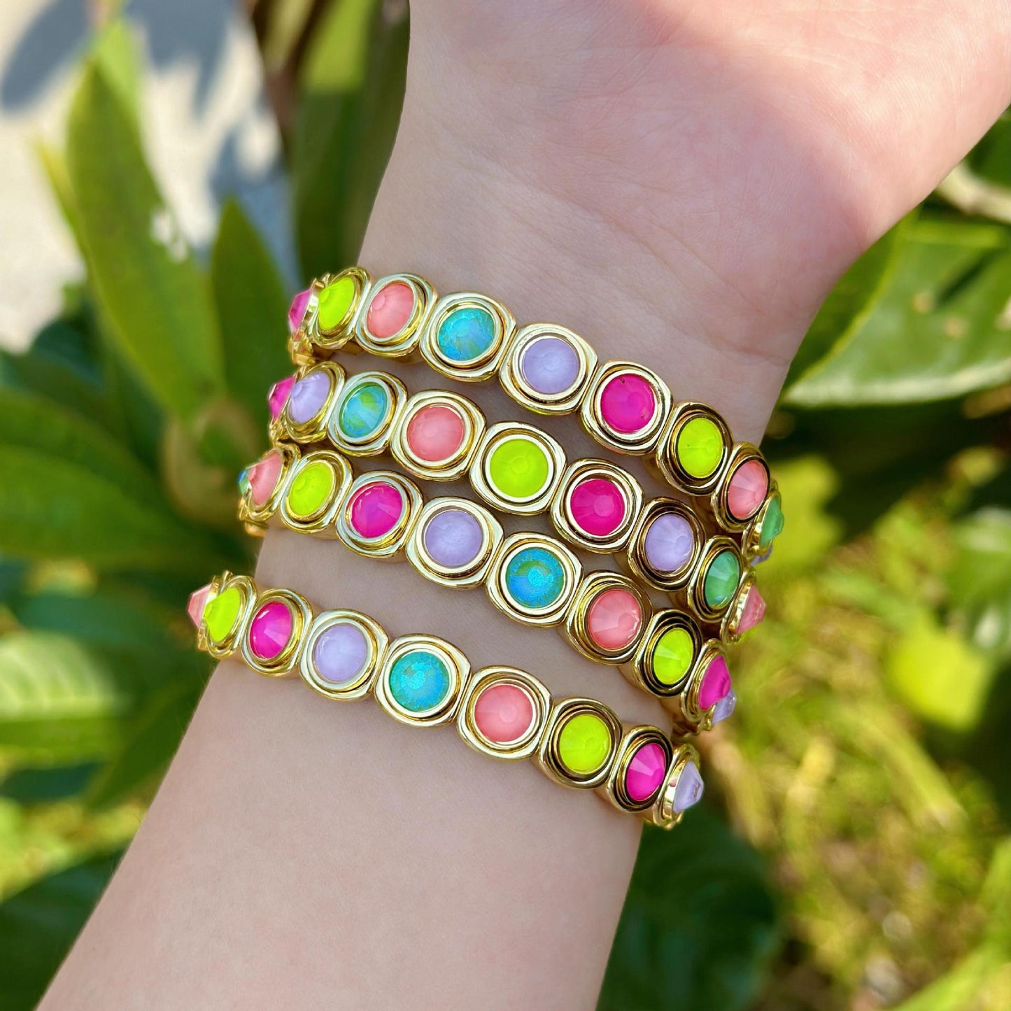Pastel Multicolor Stone Bracelet