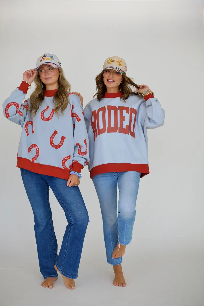 Rodeo 2-Sided Mock Sweatshirt