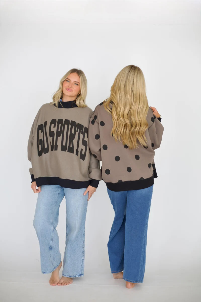 Go Sports 2-Sided Mock Sweatshirt