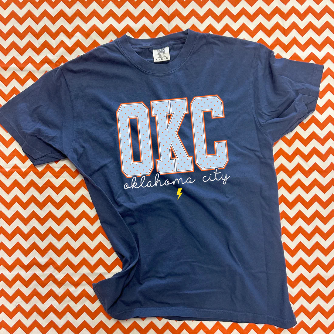 **Coming Soon** OKC Polkadots Graphic Tee