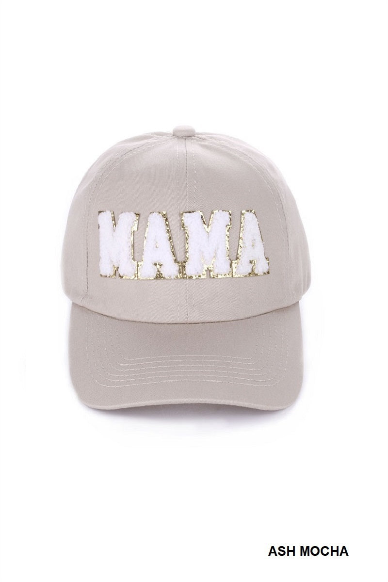 Mama Chenille Patch Baseball Hat