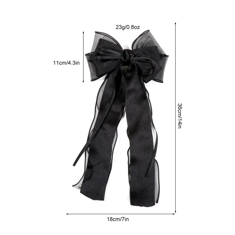 Elegant Hair Bow Clips