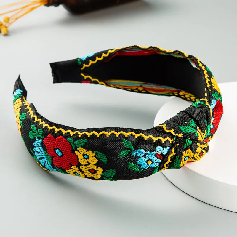 Simple Embroidered Headbands