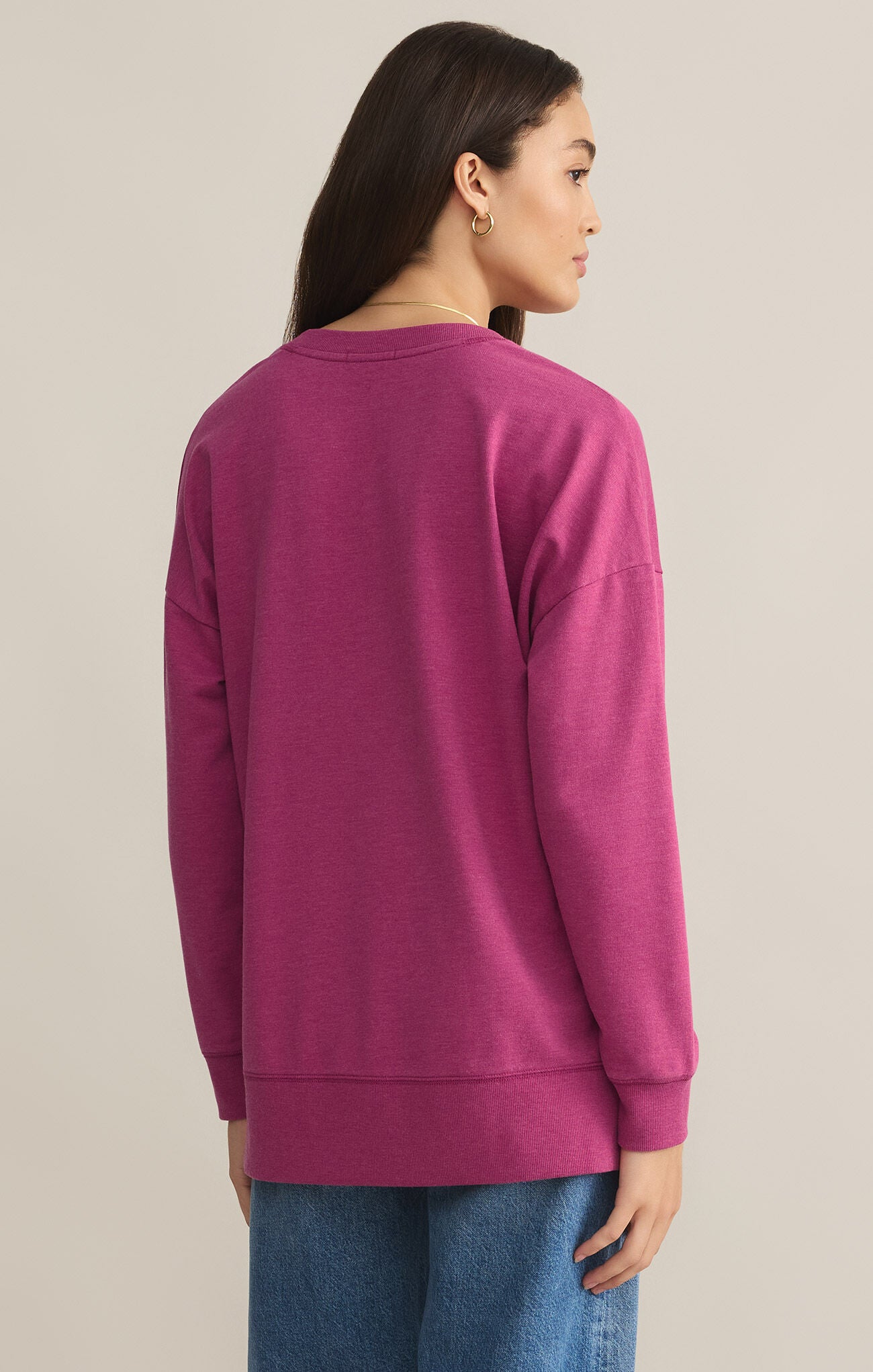 Z Supply New Fall Modern V-Neck Weekender Long Sleeve Top