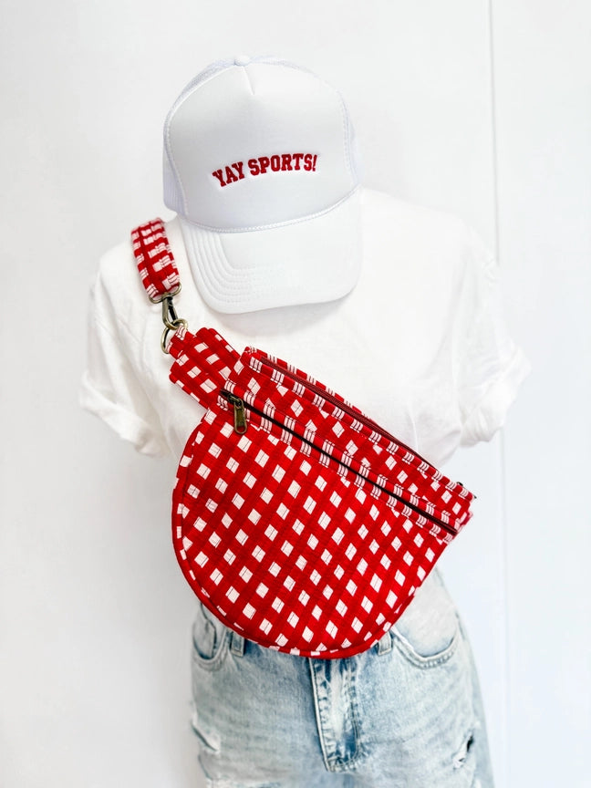 Game Day Quilted Bum Bags