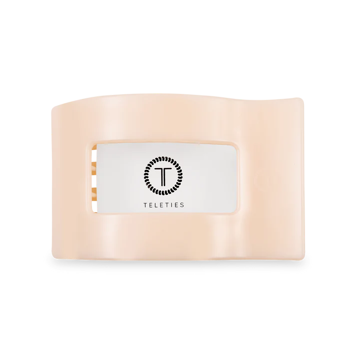 TELETIES Flat Rectangle Hair Clip-Medium