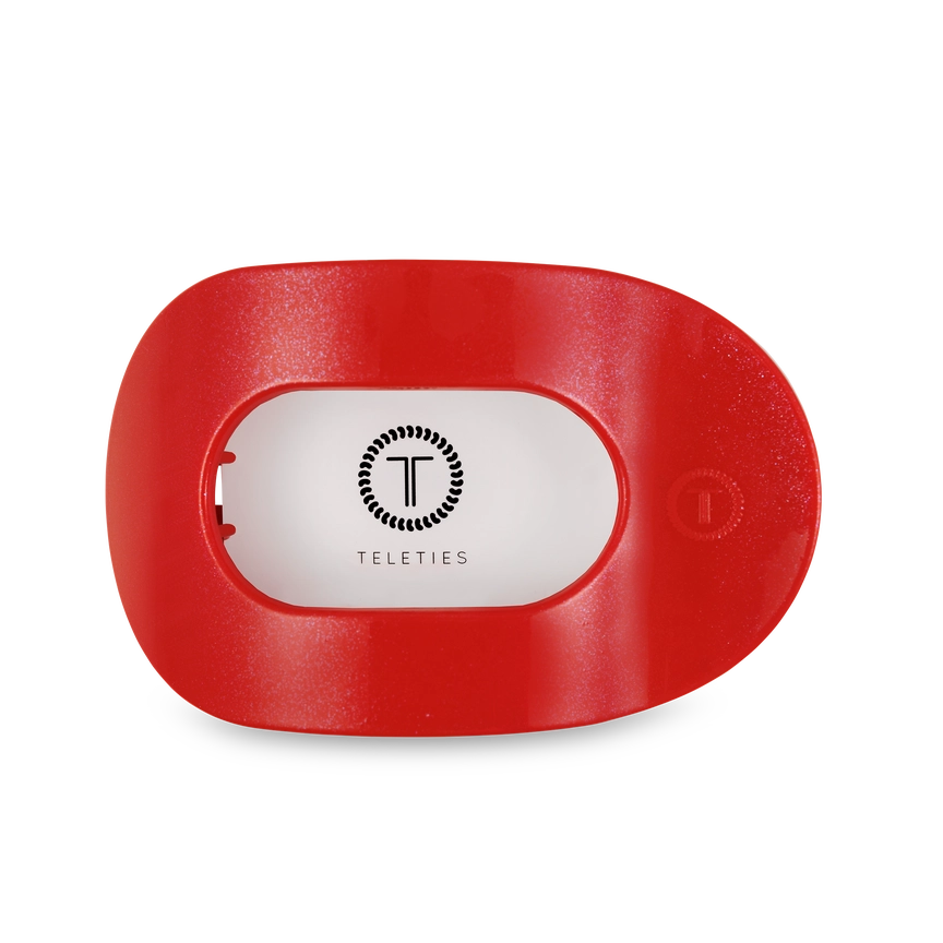 TELETIES Round Flat Hair Clip-Large