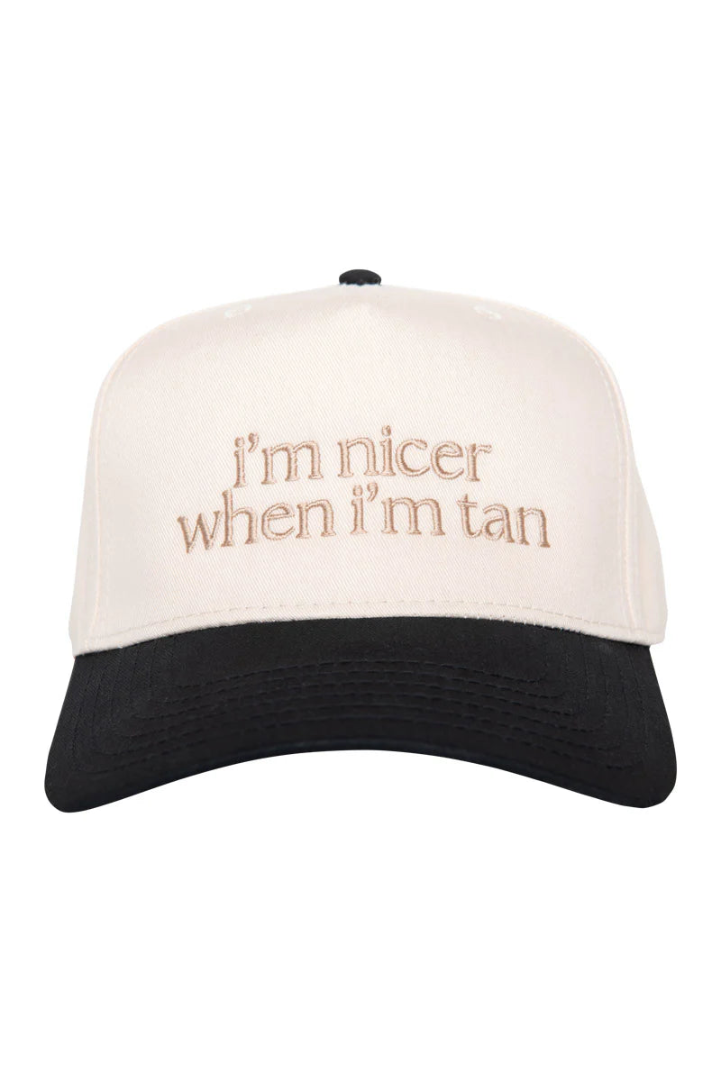 I'm Nicer When I'm Tan Trucker Hat