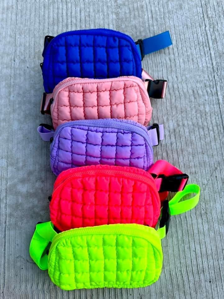 Quilted Puff Bum Bags