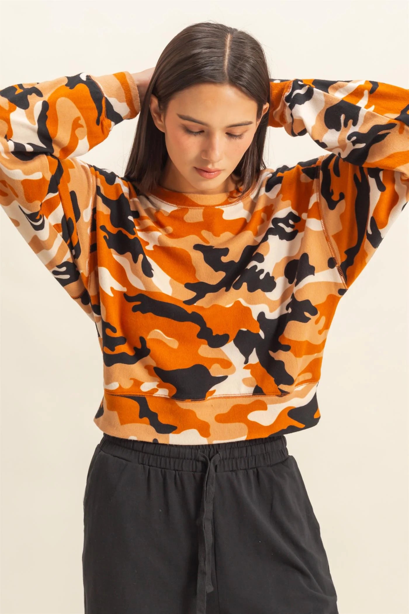 Comfy Camo L/S Top