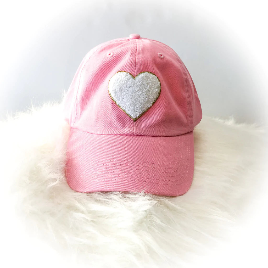 Calamity Jane's Apparel Chenille Heart Patch Hat
