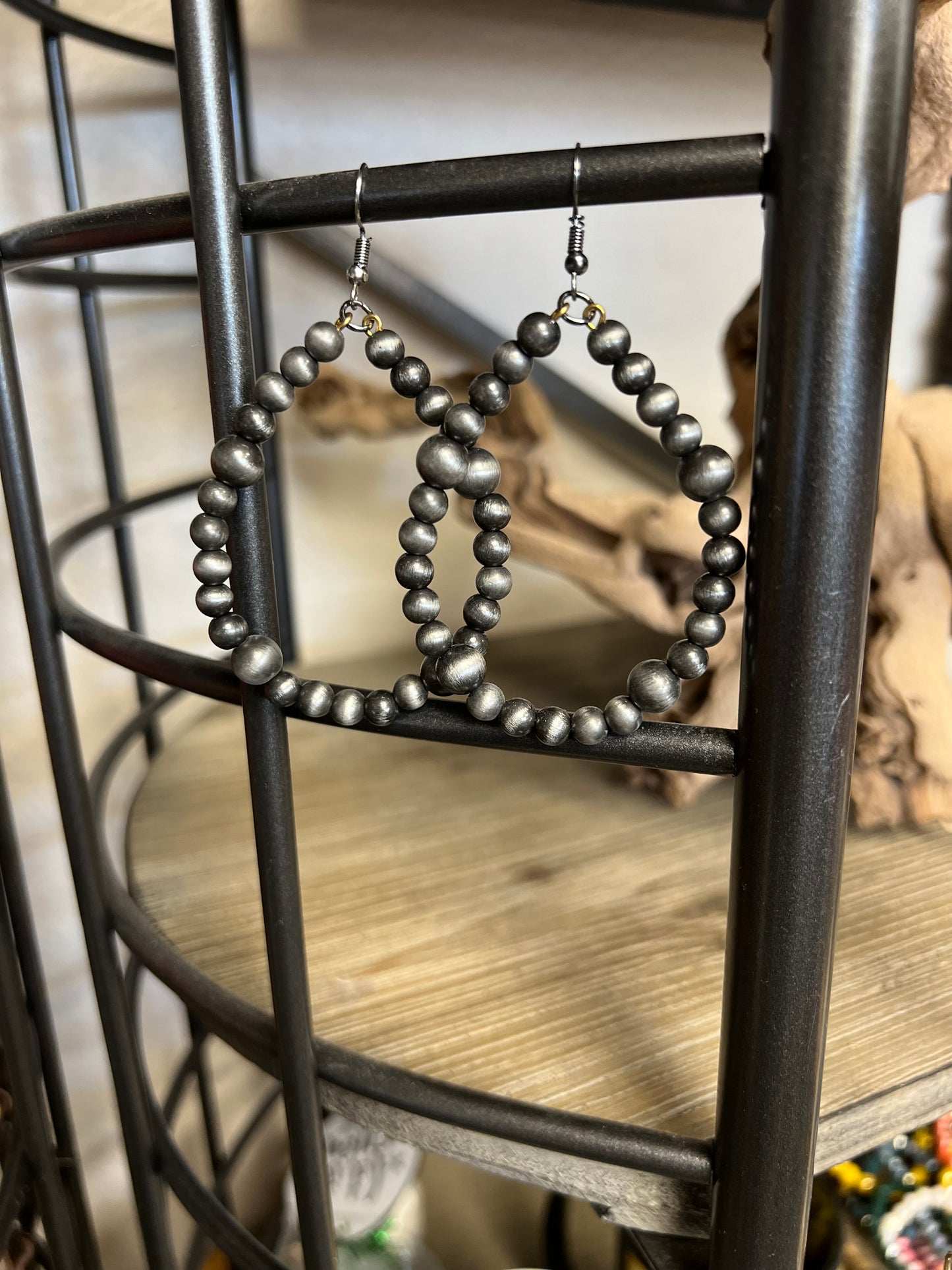 W.E. Navajo Pearl Earrings