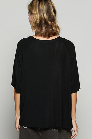 Vintage Stone Wash Pocket Top