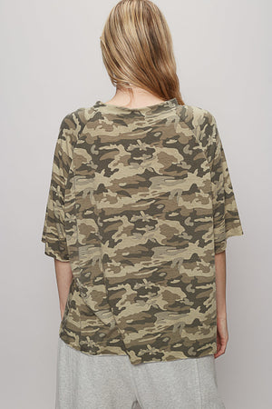 Vintage Stone Wash Pocket Top