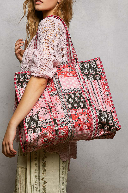 Bohemian Inspired Print Tote Bags