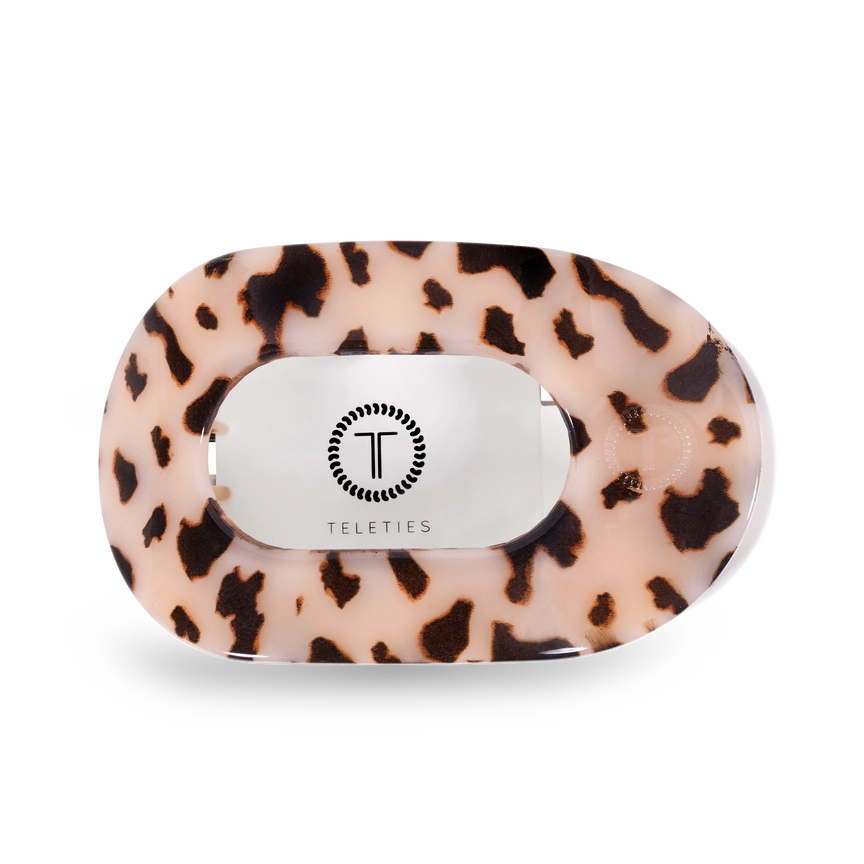 TELETIES Round Flat Hair Clip-Large