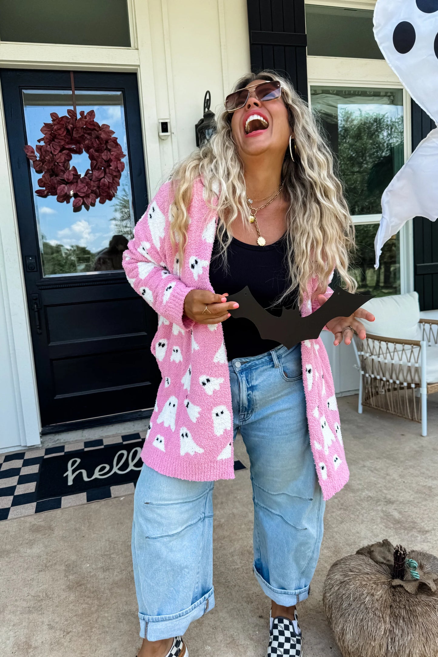 Halloween Ghost Cloud Cardigan