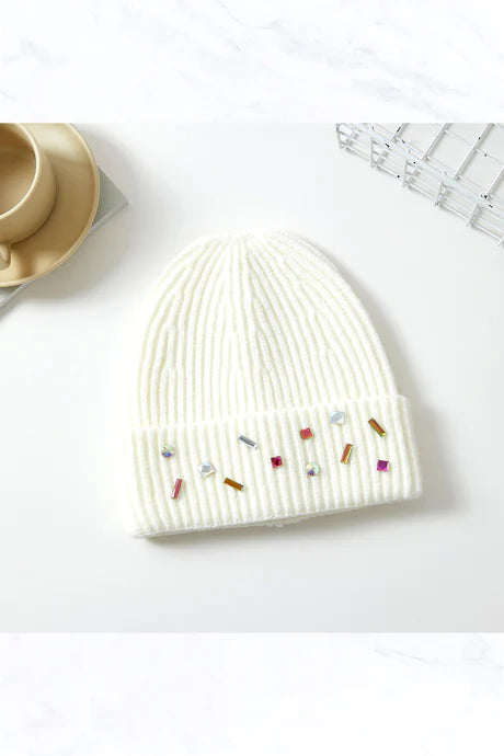 Jeweled Crystal Beanie