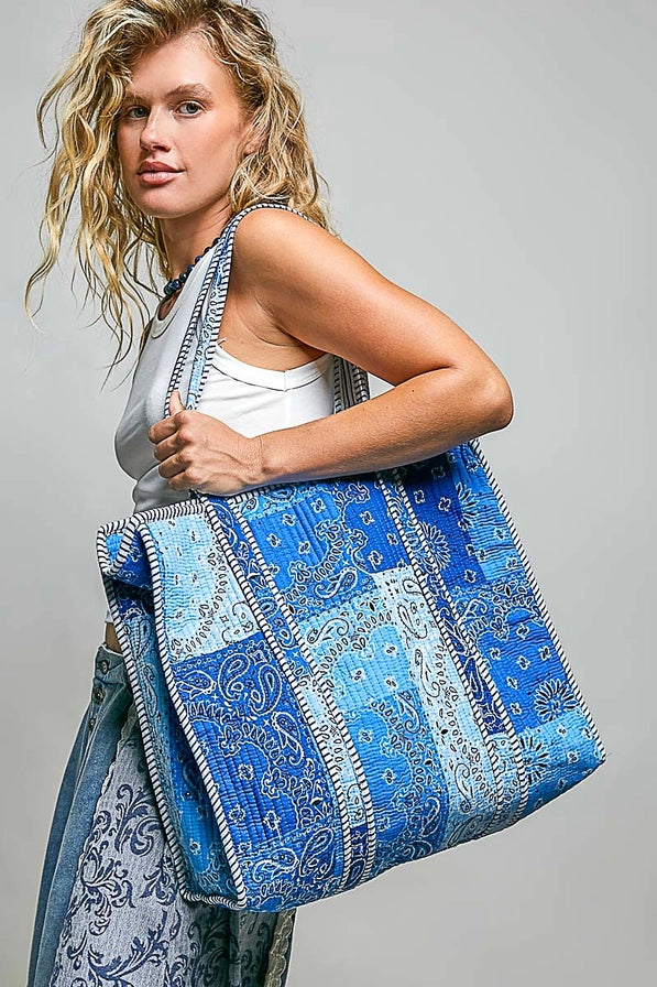Bohemian Inspired Print Tote Bags