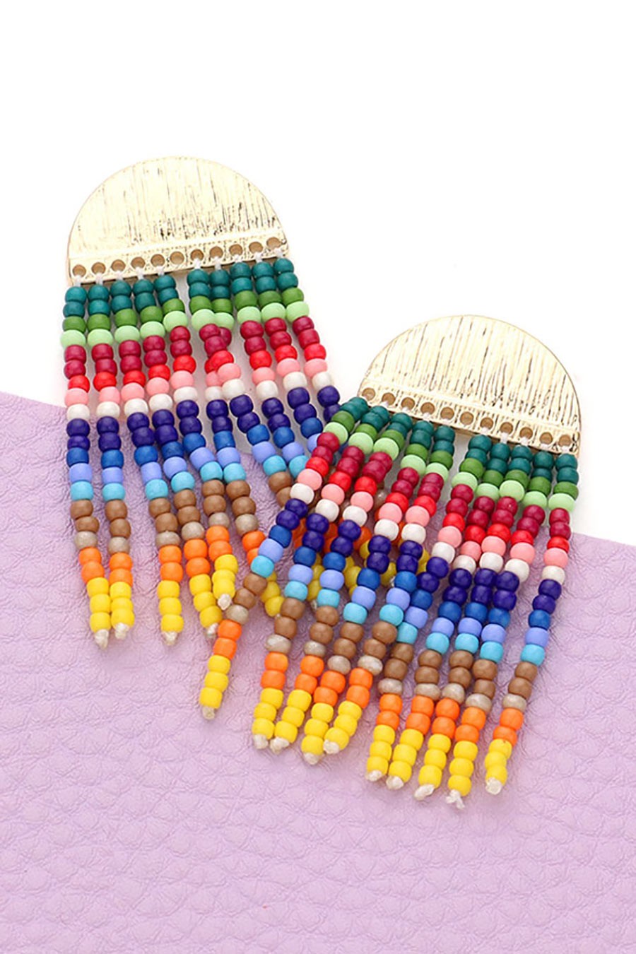 Colorful Seed Bead Earrings