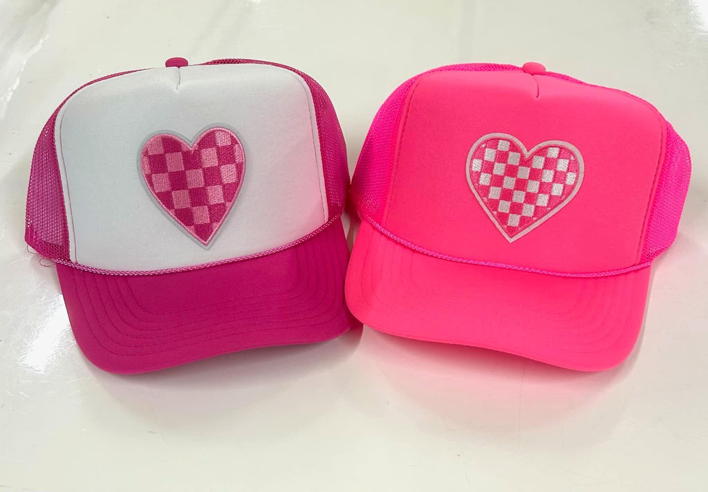 Valentine's Pink Patch Trucker Hat